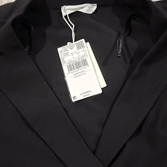 NWT Mango Wrap neckline jumpsuit Size Small - Picture 6 of 6